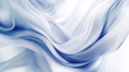 Naklejka premium Light blue background for educational projects: A clean and organized light blue background, Whimsical Pale Blue and Silver Organza Fabric - Delicate Layered Weaving Designs 