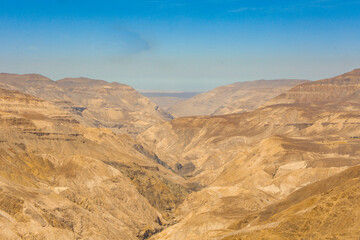 Fototapeta premium Paisaje amplio del valle de Camarones en el Desierto de Atacama