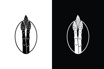 Organic Simplicity. Flat Asparagus Icon for Digital Platforms