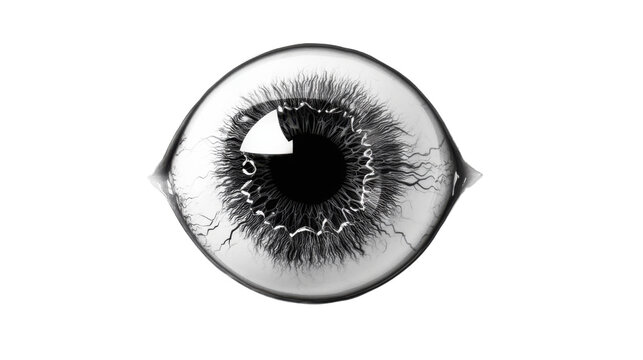 recommend clip art: Drawn black human eye transparent background