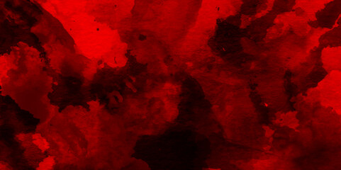 Abstract grainy fantasy smooth light red watercolor paper texture with clouds, Grunge red background, Stain artistic hand painted texture of red, pastel hand painted watercolor of red texture.