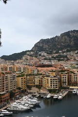 view of the port in monaco 