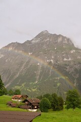Village in the Swiss Alps