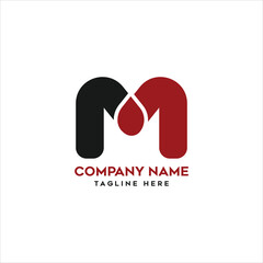 Letter m logo Vector, M Letter logo Vector art illustration