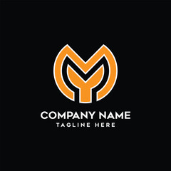 Letter m logo Vector, M Letter logo Vector art illustration