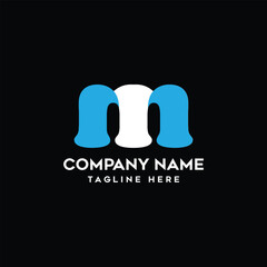 Letter m logo Vector, M Letter logo Vector art illustration
