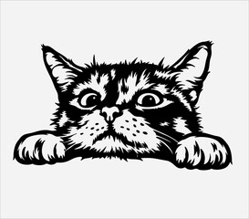 Cat Face Vector.eps