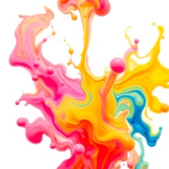 Abstract Background with Vibrant Colors, Gradients, and Unique Artistic Textures