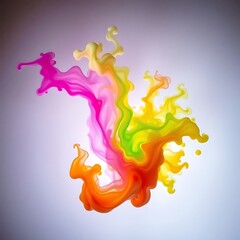 Abstract Background with Vibrant Colors, Gradients, and Unique Artistic Textures