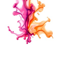 splashes on white background