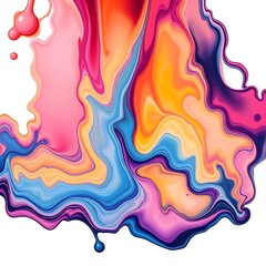 Abstract Background with Vibrant Colors, Gradients, and Unique Artistic Textures