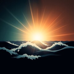 Abstract Background with Vibrant Colors, Gradients, and Unique Artistic Textures