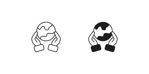 world peace set icon with white background vector stock illustration