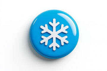 Airco button with snowflake icon 