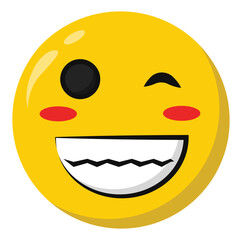 Winking Face illustration
