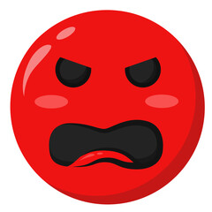 Enraged Face illustration