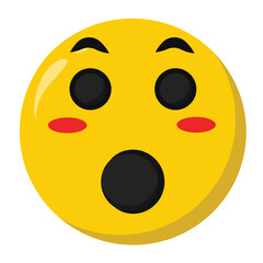 Surprise emoji illustration