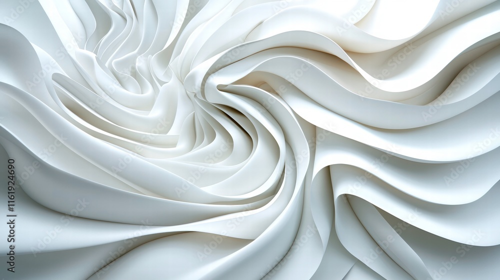 Poster creating futuristic abstract art using ai technology in a digital space