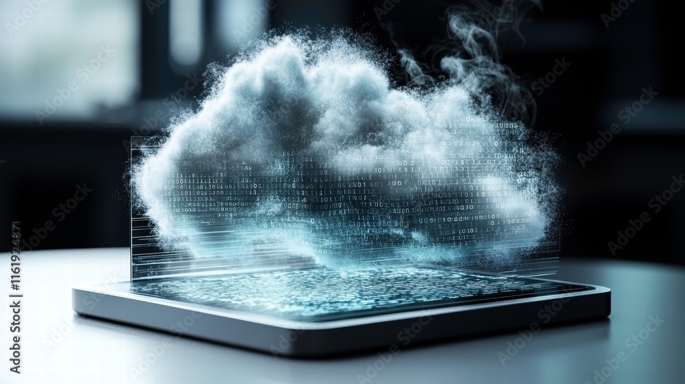 Poster innovative digital cloud data streaming virtual environment high fidelity concept for enhanced techn