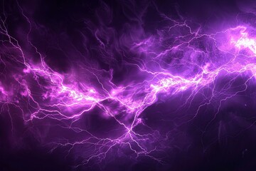 Naklejka premium Abstract lightning in space, computer generated abstract background
