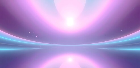Abstract Purple Pink Background, Glowing Lines, Bright Lights