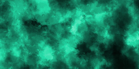 Fototapeta premium Abstract Painting Hand drawn wet Trendy Watercolor Aqua Organic texture. Blue and white watercolor cloudy sky concept. Summer blue sky with fluffy puffy clouds in bright blue sky