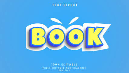Book editable text effect