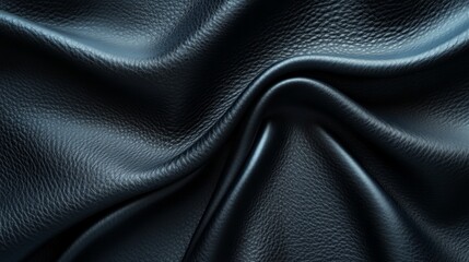 A piece of leather with a wavy texture