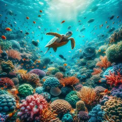 Underwater Coral Reef