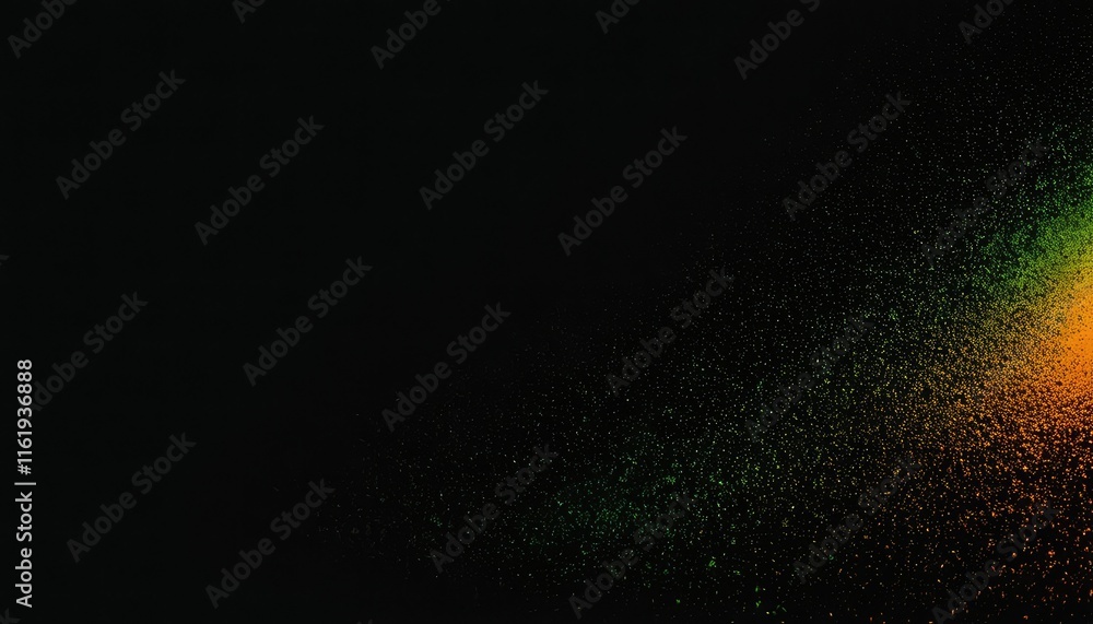 Poster dynamic particles. digital flow. smoke wave. 8