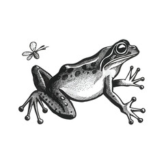 frog vector art and illutration design