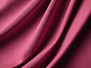 "Soft Elegance: Abstract Pink Cotton Texture with Red Banner"

