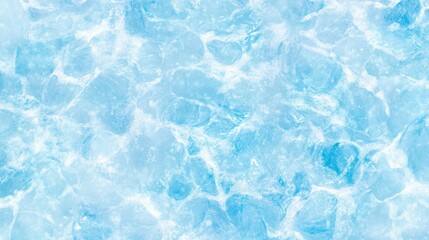 Obraz premium Abstract Blue Ice Crystal Texture Background