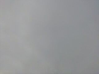 It's a cloudless, overcast sky.