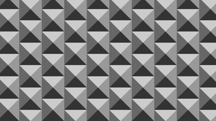 Abstract seamless pattern with grayscale geometric shapes.  Modern, minimalist background texture for design.