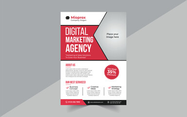 Corporate Unique Business flyer design template in A4 size, infographic, modern layout, editable bundle, marketing print material design, Magazine, Poster,