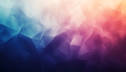 Abstract geometric background with a gradient of blue, purple, and pink hues