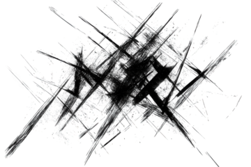 abstract black and white grunge texture with chaotic lines and brush strokes