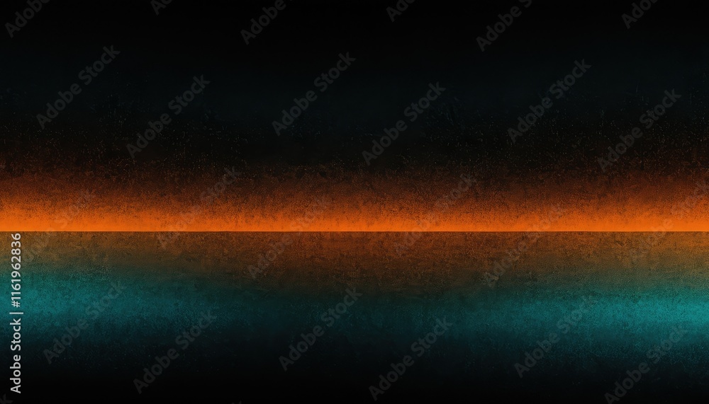 Poster blue and orange gradient background design with grainy noise texture effect 8