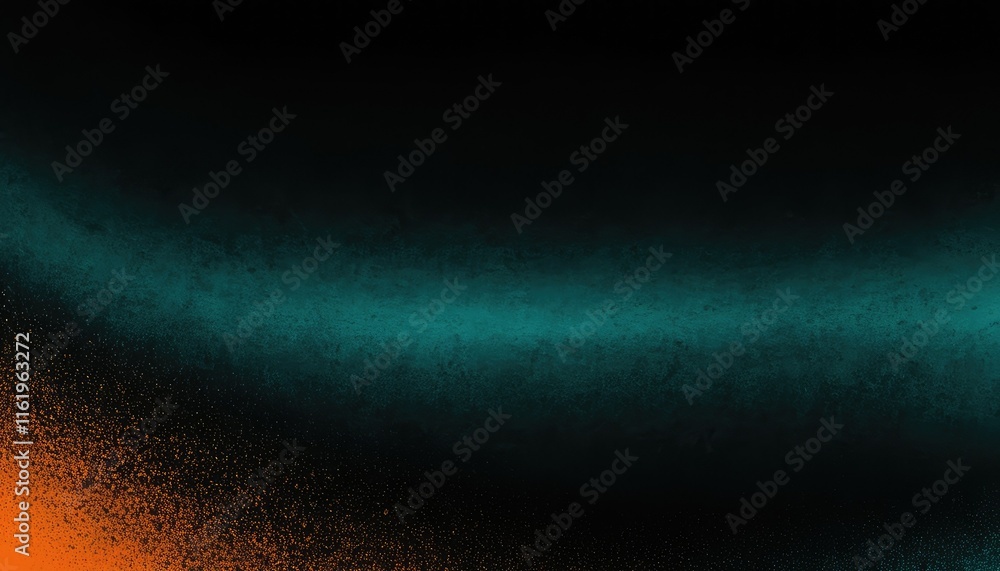 Aufkleber blue and orange gradient background design with grainy noise texture effect 2