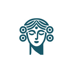 Beauty goddess logo
