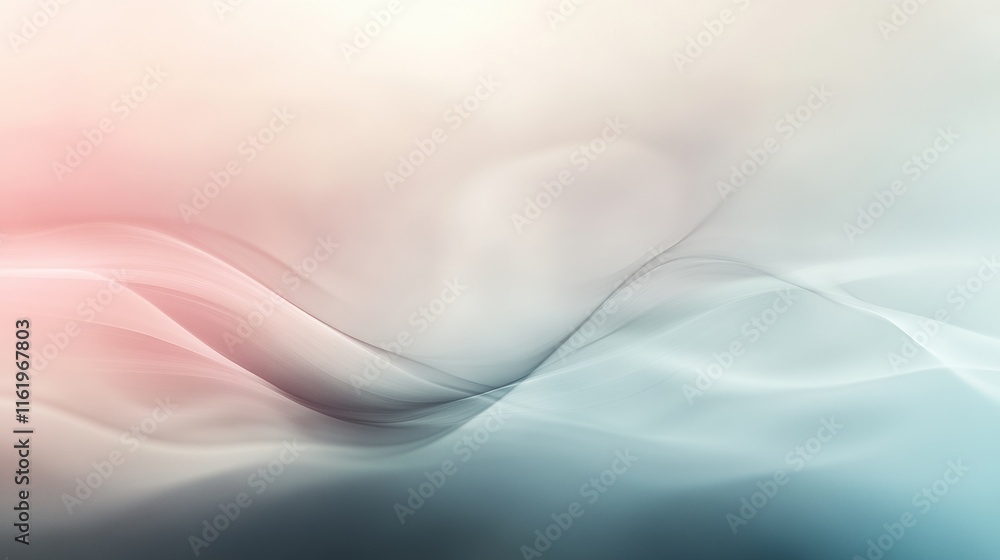 Leinwandbilder Reflections of emotion captured in a blurred mirror with soft colors and fluid textures inviting introspection and thought. Generative AI