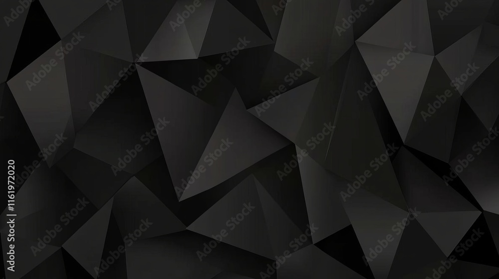 Poster abstract dark triangular geometric pattern background