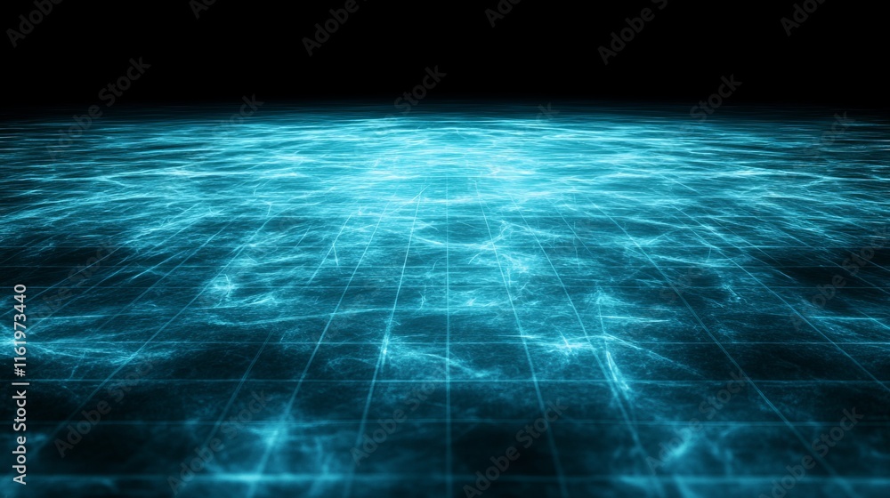 Poster abstract digital grid network surface texture