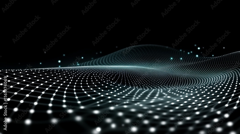 Poster abstract digital waveform network grid design