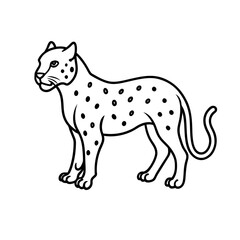 leopard vector illustration