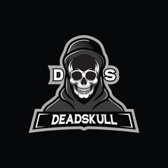 black dead skull.eps
