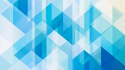 Obraz premium Abstract Geometric Blue and White Pattern Design