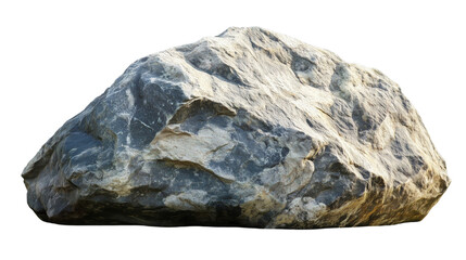  a large rock isolated on a transparent background
