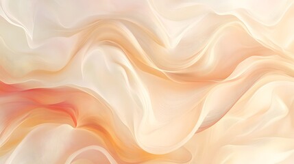 Obraz premium Soft curved lines flowing together in a seamless fluid motion creating a peaceful pattern